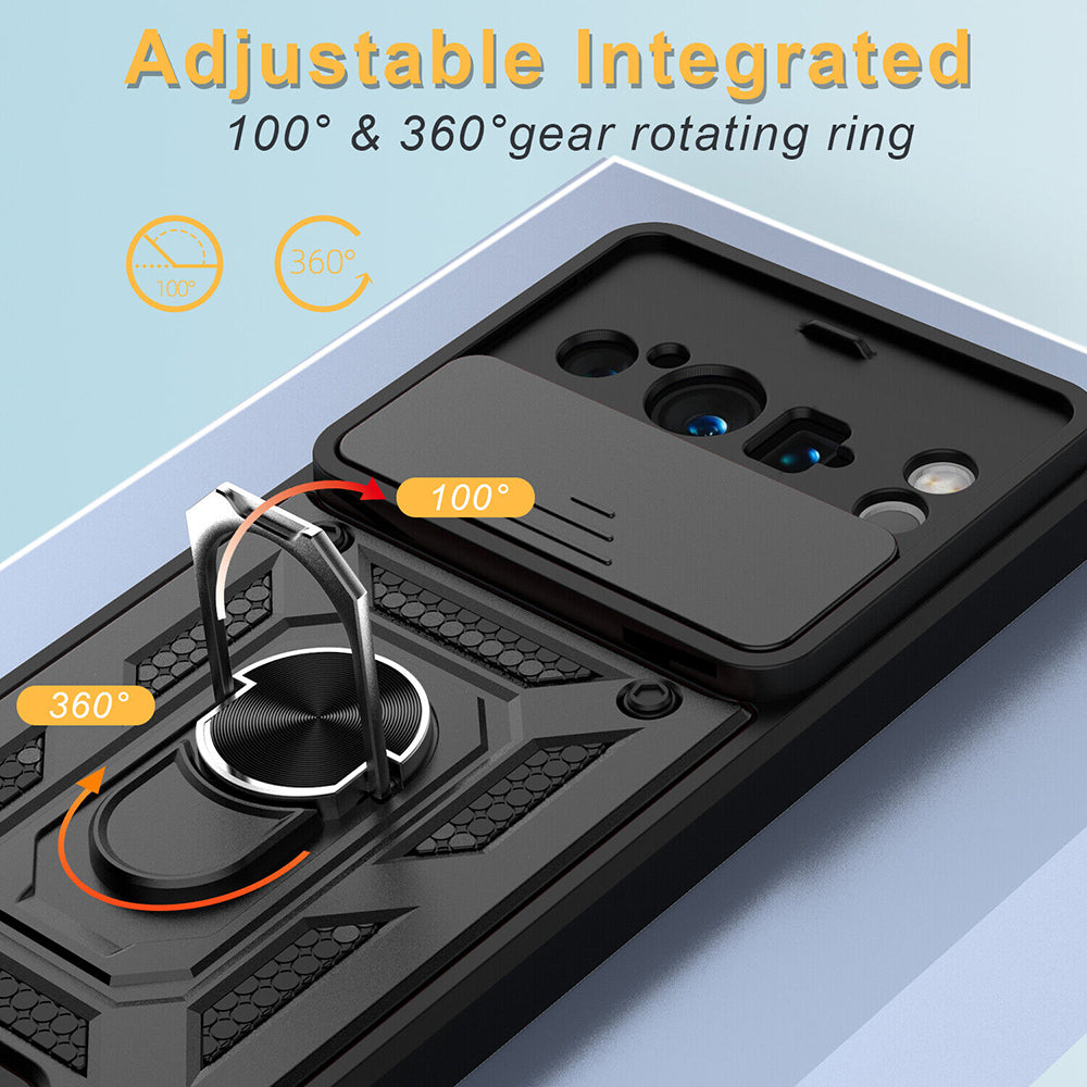 Futrola za Google Pixel 8 Pro, Techsuit, CamShield, Crna