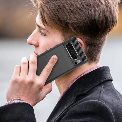 Futrola za Google Pixel 8 Pro, Techsuit, Karbon, Crna