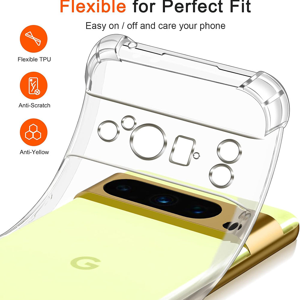 Futrola za Google Pixel 8 Pro, Techsuit, Shockproof Clear, Providna