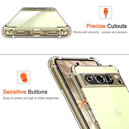 Futrola za Google Pixel 8 Pro, Techsuit, Shockproof Clear, Providna