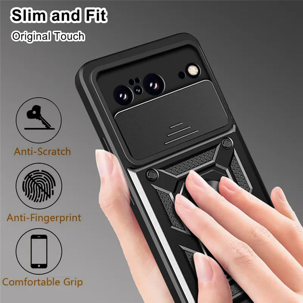 Futrola za Google Pixel 8, Techsuit, CamShield, Crna