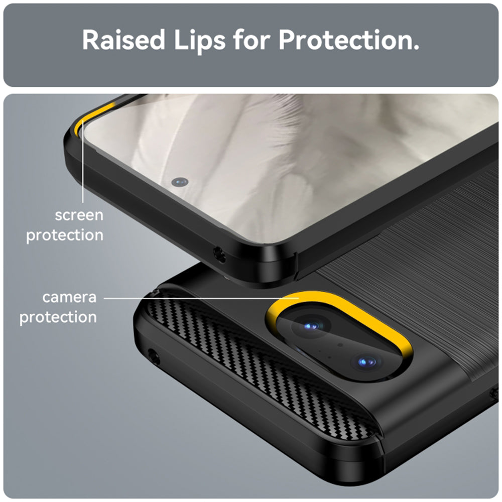 Futrola za Google Pixel 8, Techsuit, Karbon, Crna