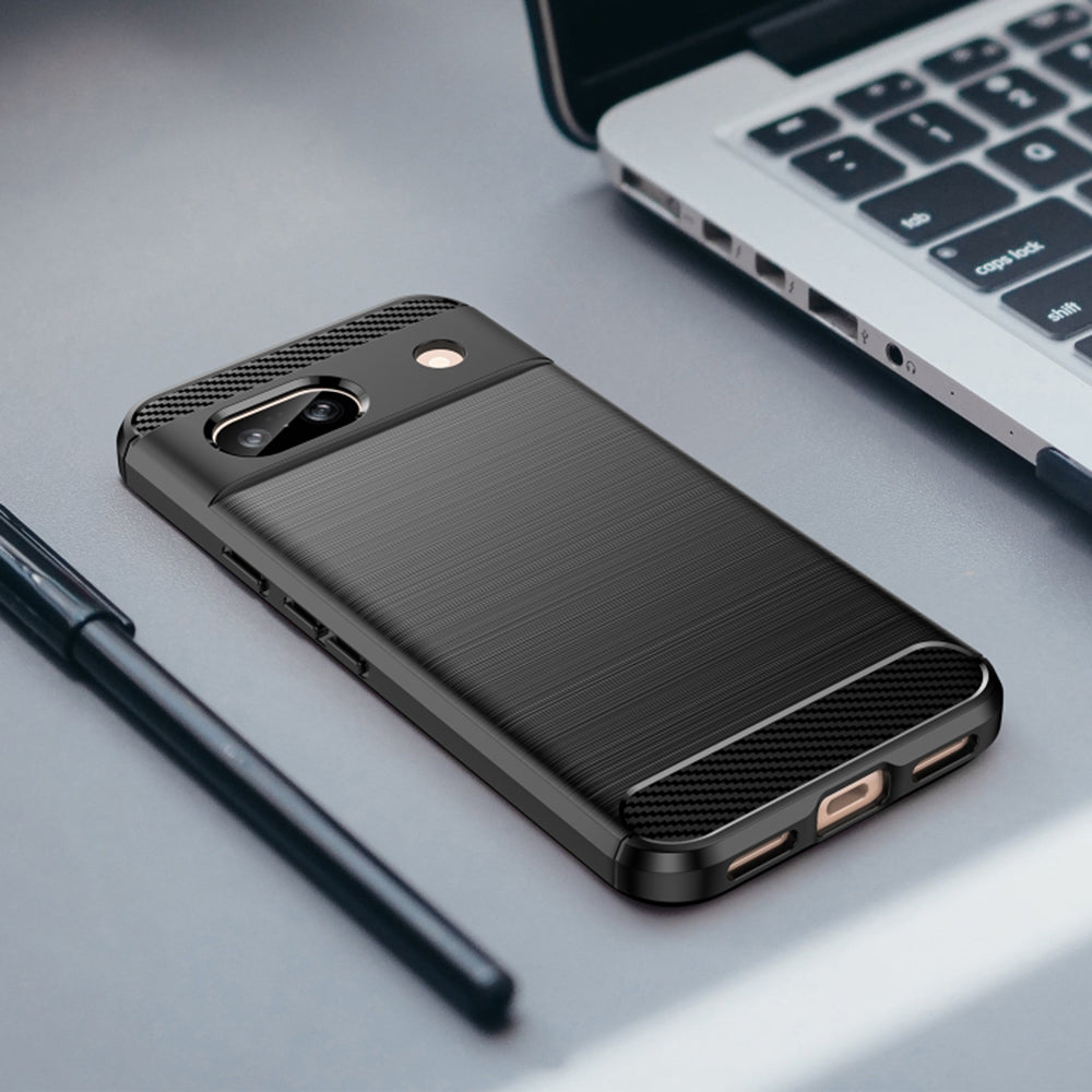 Futrola za Google Pixel 8a, Techsuit, Karbon, Crna