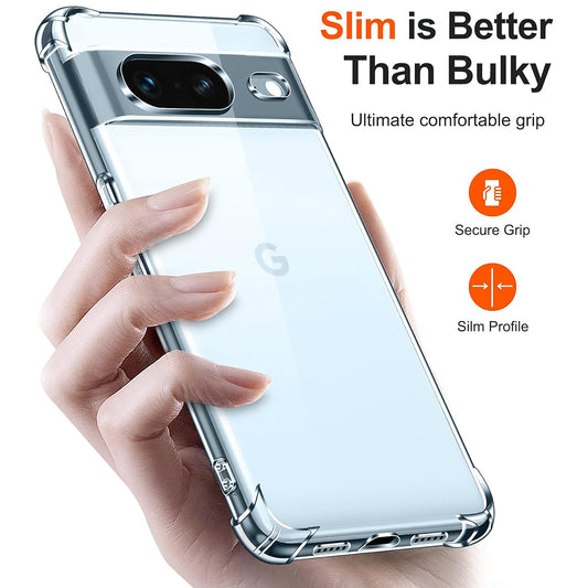 Futrola za Google Pixel 8a, Techsuit, Shockproof Clear, Providna