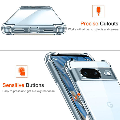 Futrola za Google Pixel 8a, Techsuit, Shockproof Clear, Providna