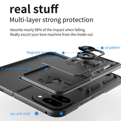 Futrola za Google Pixel 9 Pro Fold, Techsuit, CamShield, Plava