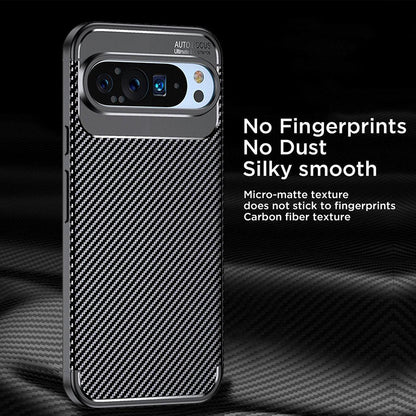Futrola za Google Pixel 9 Pro, Techsuit, CarbonFiber, Crna