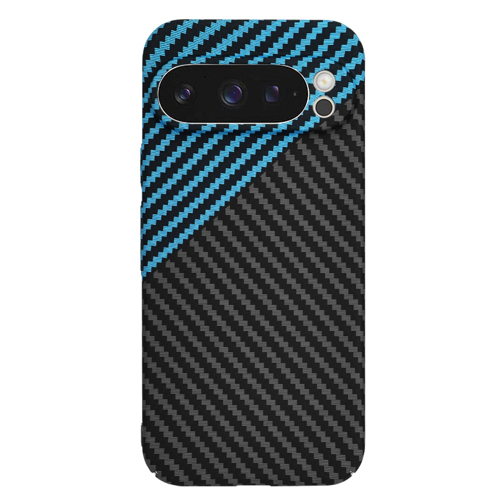 Futrola za Google Pixel 9 Pro, Techsuit, Carbonite FiberShell, Crno Plava