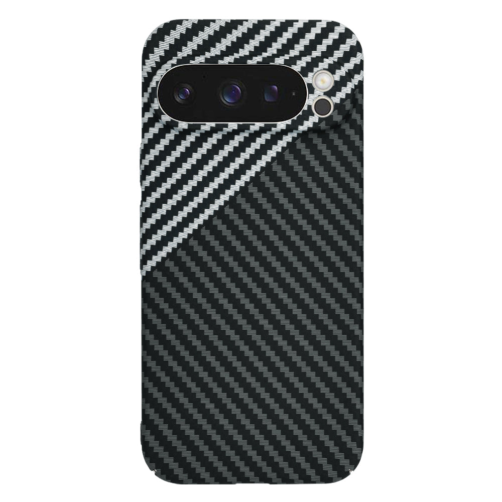 Futrola za Google Pixel 9 Pro, Techsuit, Carbonite FiberShell, Crno Siva