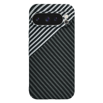Futrola za Google Pixel 9 Pro, Techsuit, Carbonite FiberShell, Crno Siva