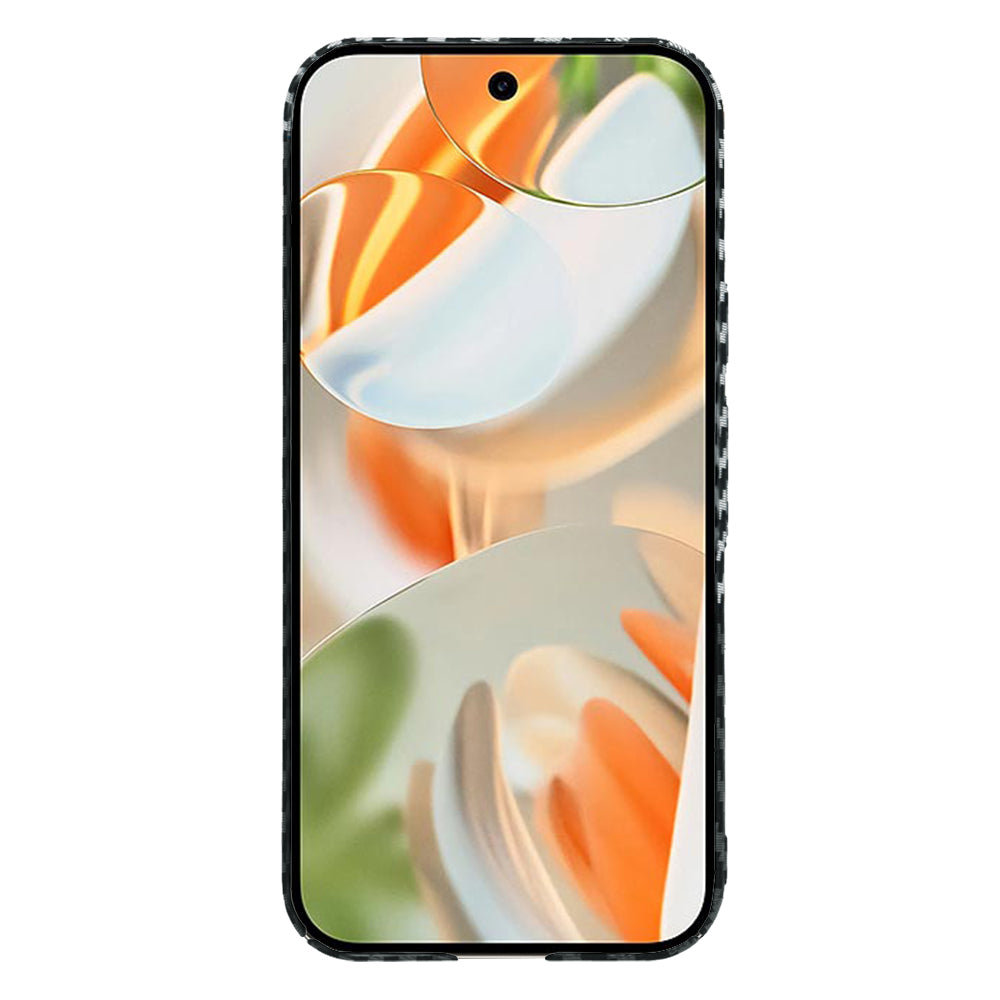 Futrola za Google Pixel 9 Pro, Techsuit, Carbonite FiberShell, Crno Siva