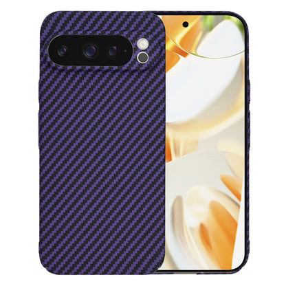 Futrola za Google Pixel 9 Pro, Techsuit, Carbonite FiberShell, Ljubičasta