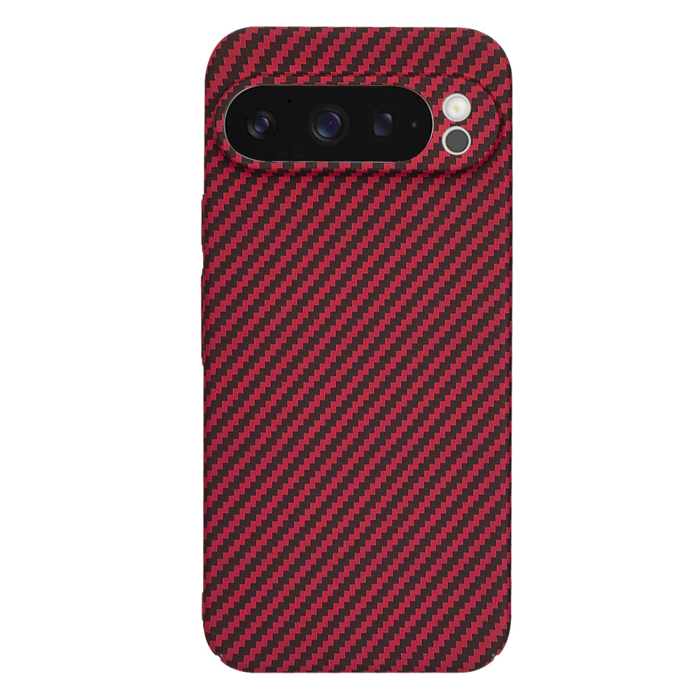 Futrola za Google Pixel 9 Pro, Techsuit, Carbonite FiberShell, Crvena