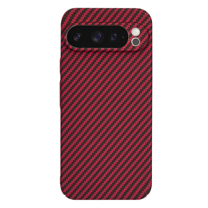 Futrola za Google Pixel 9 Pro, Techsuit, Carbonite FiberShell, Crvena