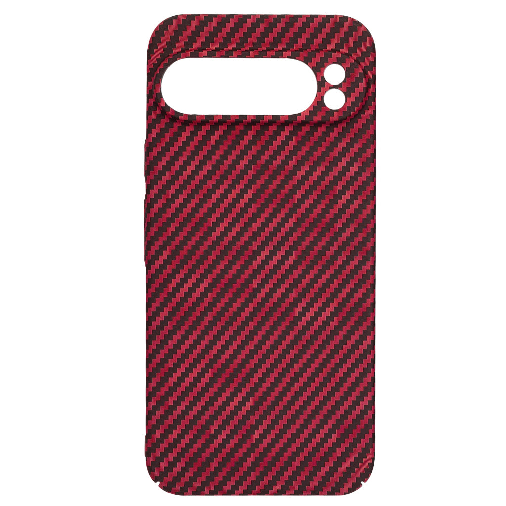 Futrola za Google Pixel 9 Pro, Techsuit, Carbonite FiberShell, Crvena