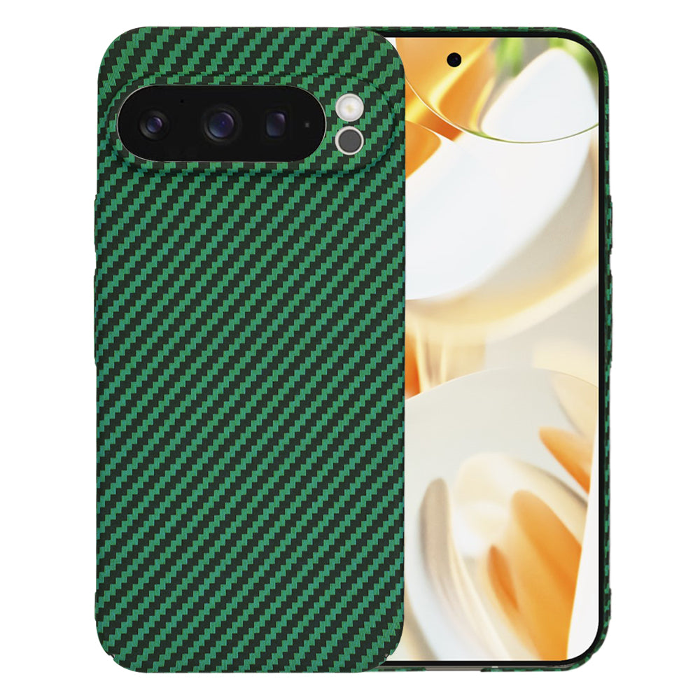 Futrola za Google Pixel 9 Pro, Techsuit, Carbonite FiberShell, Zelena