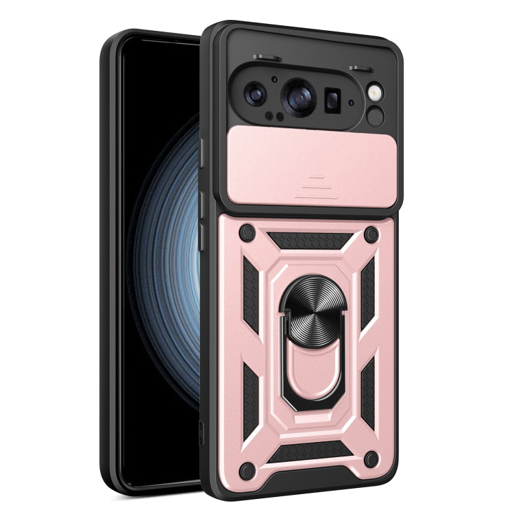 Futrola za Google Pixel 9 Pro XL, Techsuit, CamShield, Roze