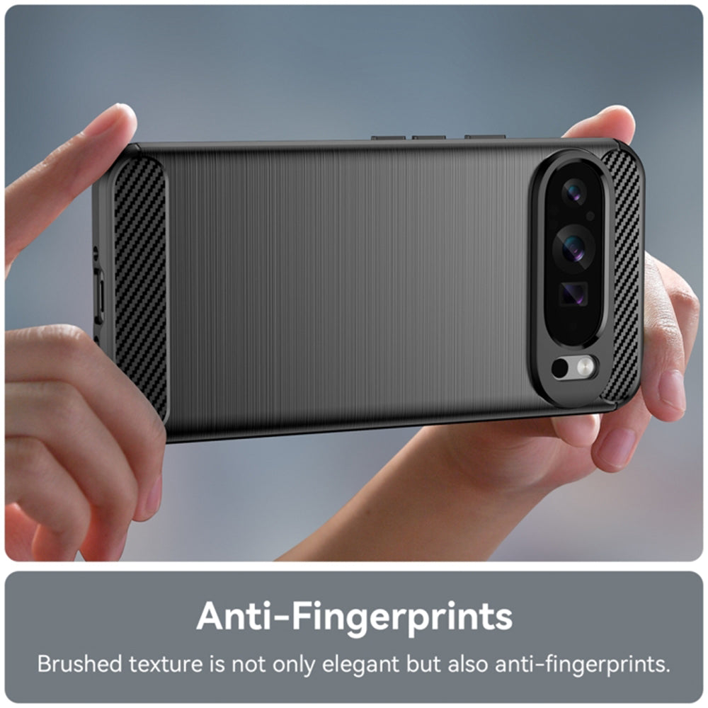 Futrola za Google Pixel 9 Pro XL, Techsuit, Karbon, Crna
