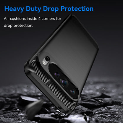 Futrola za Google Pixel 9 Pro XL, Techsuit, Karbon, Crna