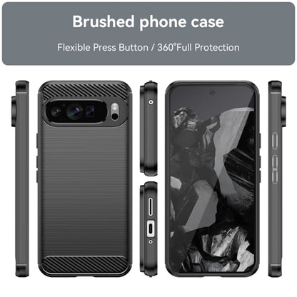 Futrola za Google Pixel 9 Pro XL, Techsuit, Karbon, Crna