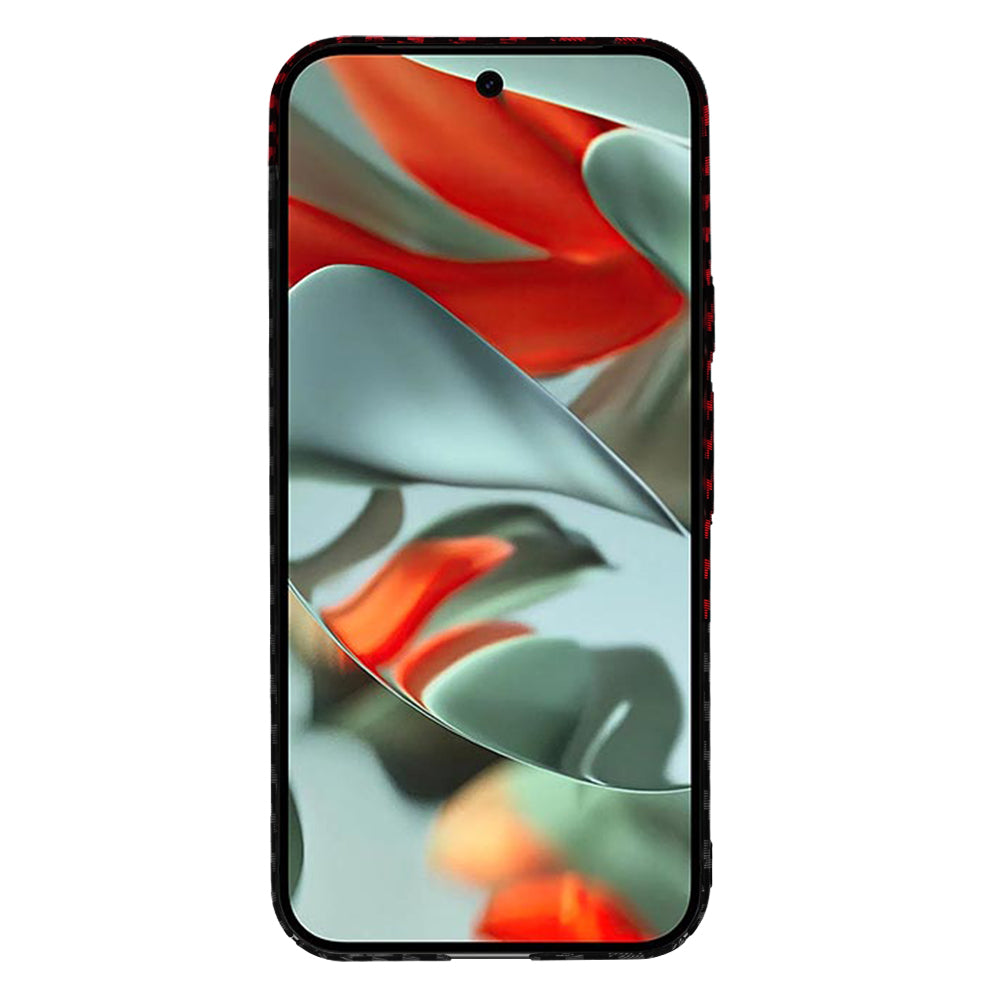 Futrola za Google Pixel 9 Pro XL, Techsuit, Carbonite FiberShell, Crno Crvena