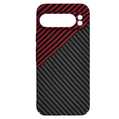 Futrola za Google Pixel 9 Pro XL, Techsuit, Carbonite FiberShell, Crno Crvena