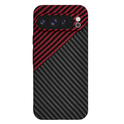 Futrola za Google Pixel 9 Pro XL, Techsuit, Carbonite FiberShell, Crno Crvena