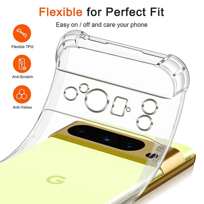 Futrola za Google Pixel 9 Pro XL, Techsuit, Shockproof Clear, Providna