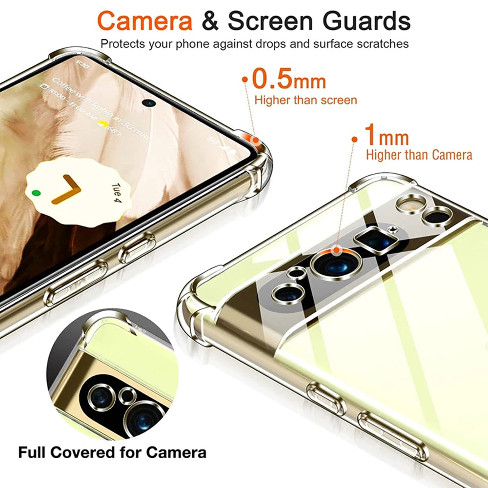 Futrola za Google Pixel 9 Pro XL, Techsuit, Shockproof Clear, Providna