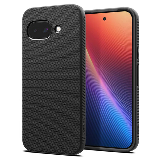 Futrola za Google Pixel 9a, Spigen, Liquid Air, Mat Crna