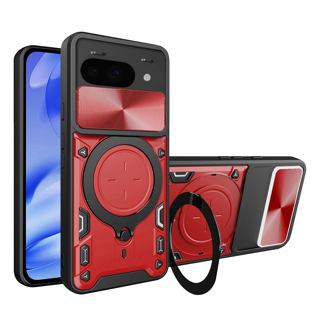 Futrola za Google Pixel 9a, Techsuit, CamGuard Pro, Crvena