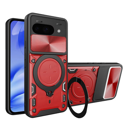 Futrola za Google Pixel 9a, Techsuit, CamGuard Pro, Crvena