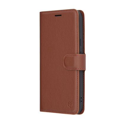 Futrola za Google Pixel 9a, Techsuit, Leather Folio, Braon