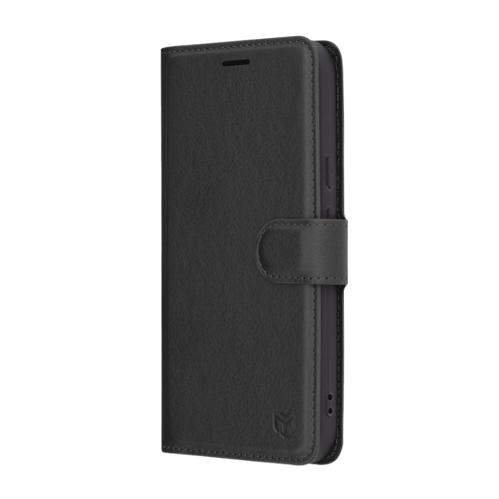 Futrola za Google Pixel 9a, Techsuit, Leather Folio, Crna