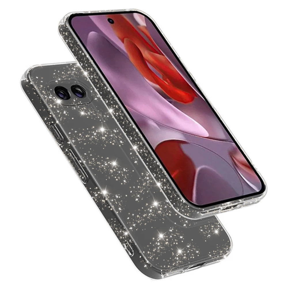Futrola za Google Pixel 9a, Techsuit, SparkleSkin, Providna