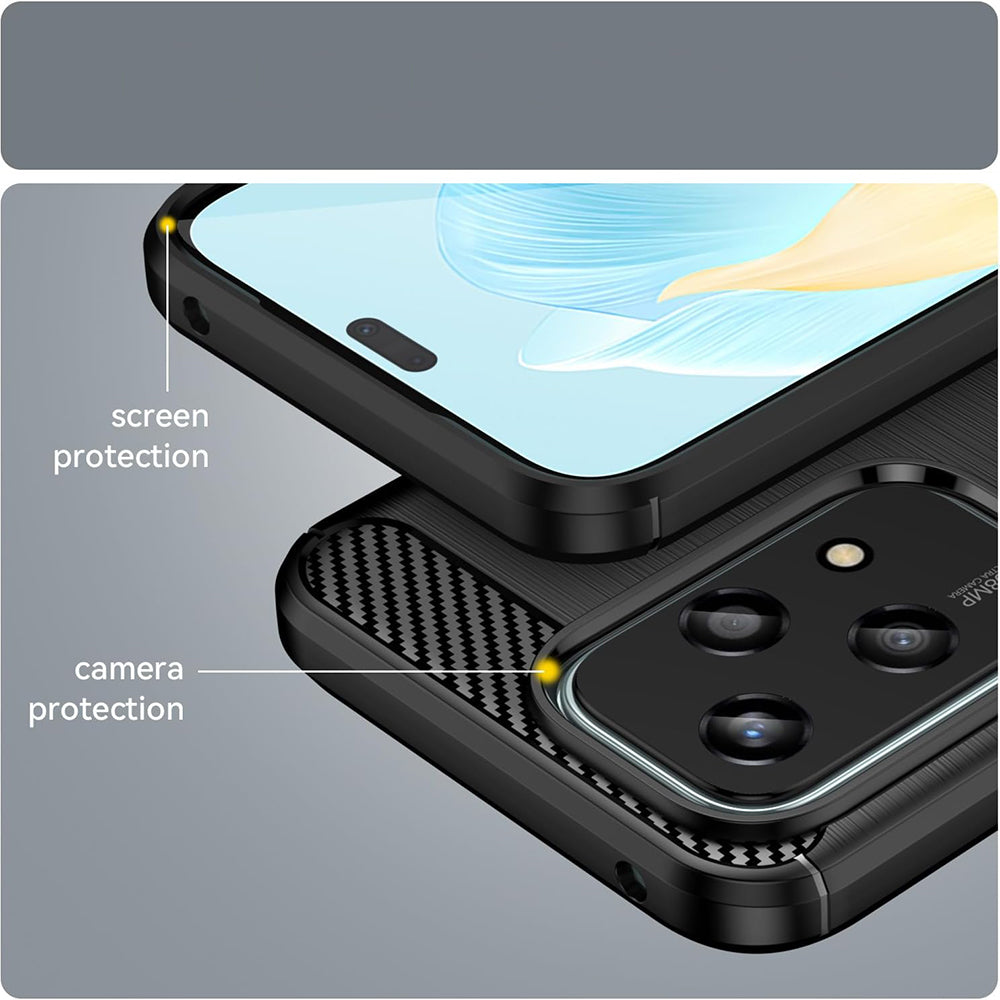 Futrola za Honor 200 Lite, Techsuit, Karbon, Plava