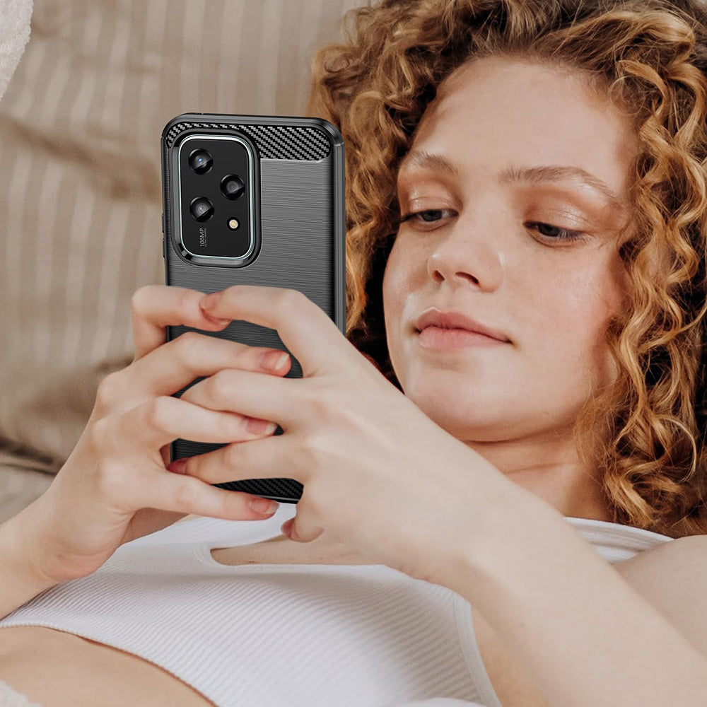 Futrola za Honor 200 Lite, Techsuit, Karbon, Plava