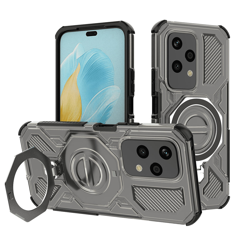 Futrola za Honor 200 Lite, Techsuit, Carbon Shield Pro, Dimljena