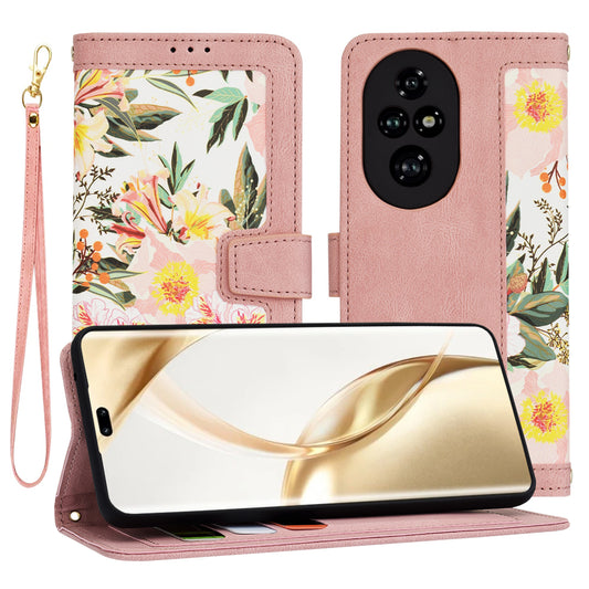 Futrola za Honor 200 Pro, Techsuit, FlipCraft, Roze