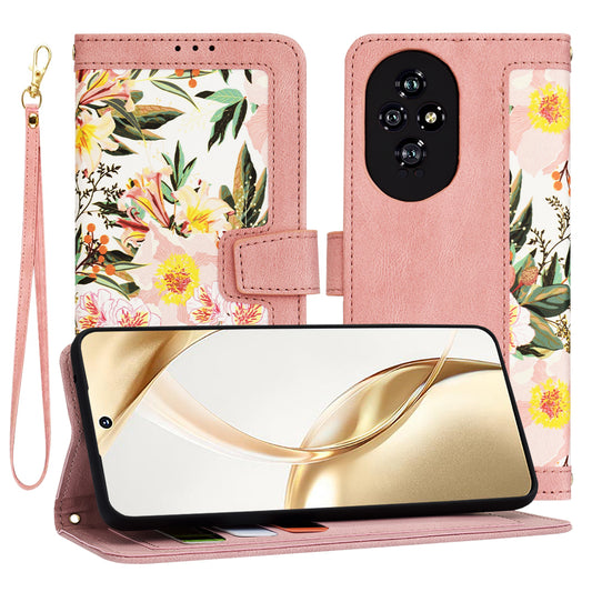 Futrola za Honor 200, Techsuit, FlipCraft, Roze