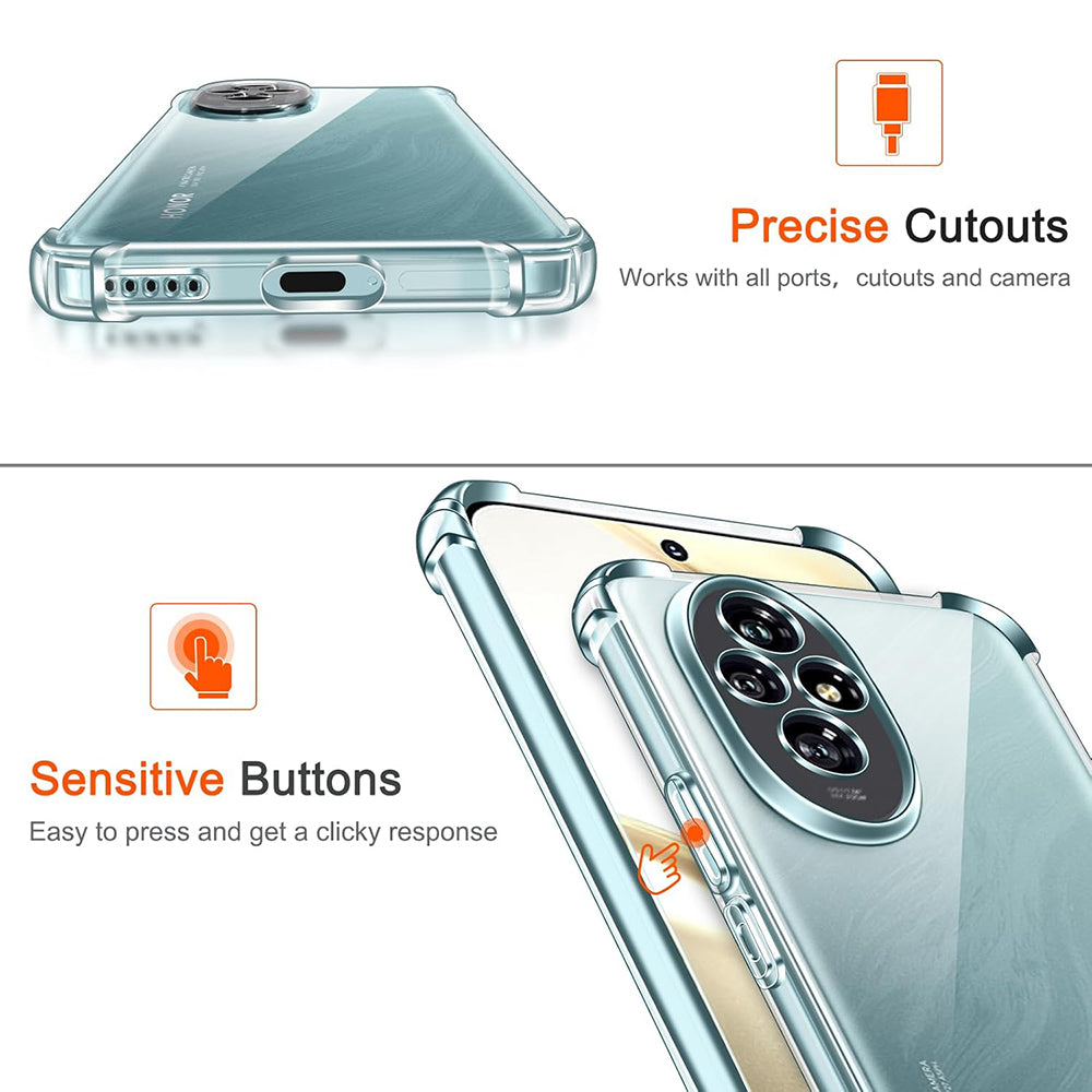 Futrola za Honor 200, Techsuit, Shockproof Clear, Providna