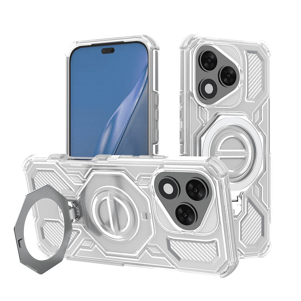 Futrola za Honor 400 Lite, Techsuit, Carbon Shield Pro, Bela