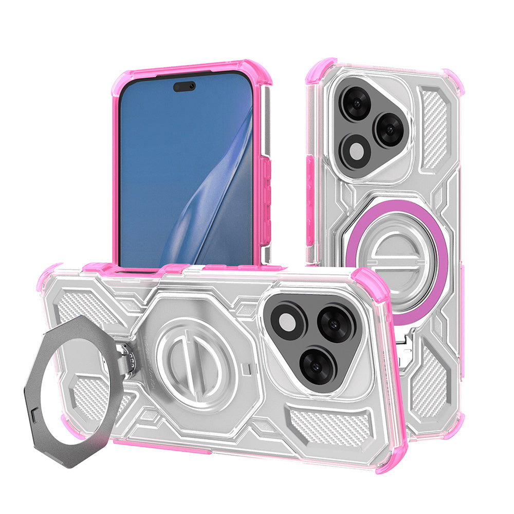 Futrola za Honor 400 Lite, Techsuit, Carbon Shield Pro, Roze