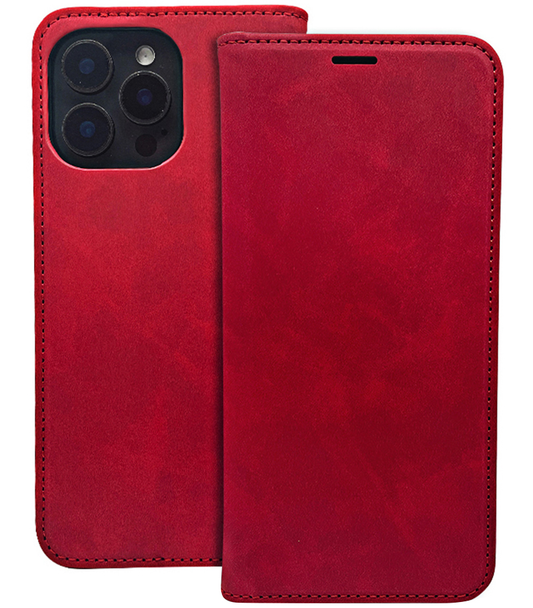 Futrola za Honor 400 Lite, OEM, Smart Suede, Crvena