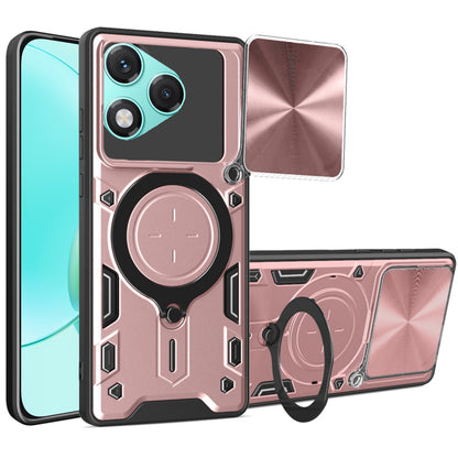 Futrola za Honor 400 Lite, Techsuit, CamGuard Pro, Roze Zlatna
