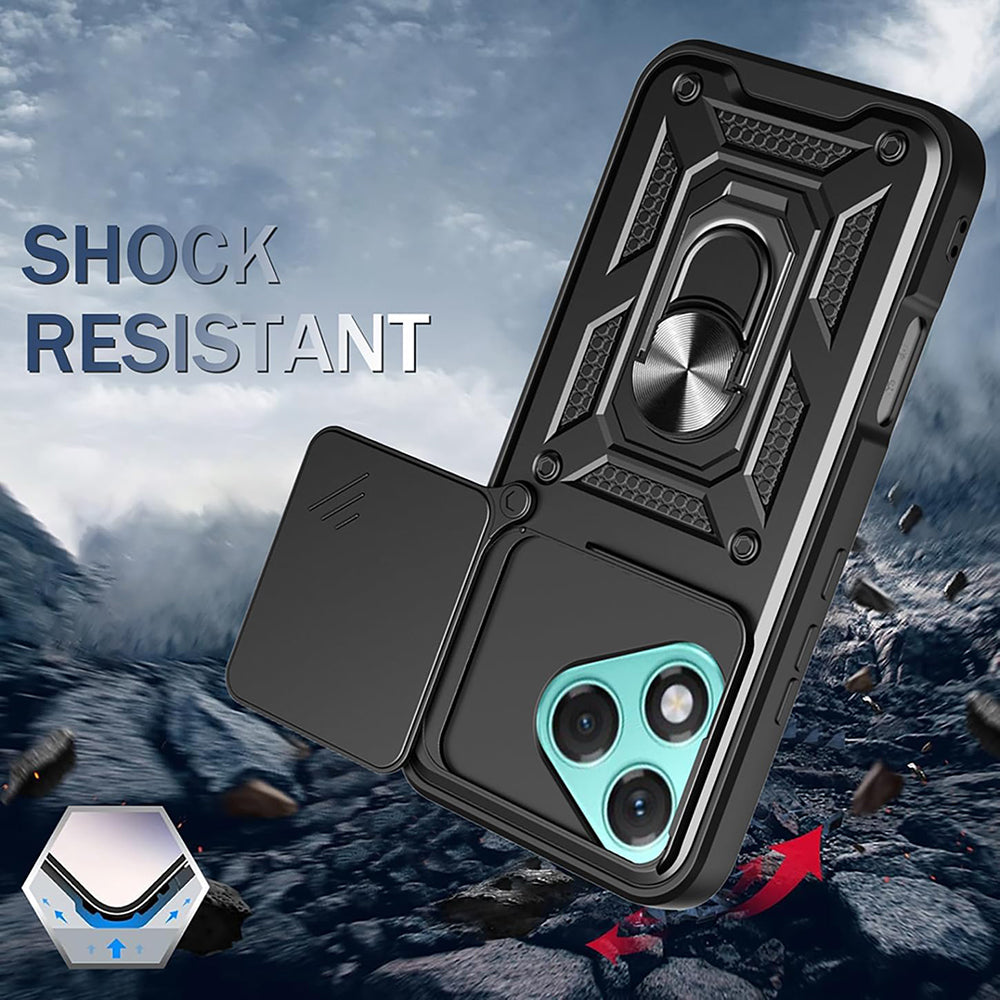 Futrola za Honor 400 Lite, Techsuit, CamShield, Roze