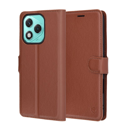 Futrola za Honor 400 Lite, Techsuit, Kožna Folio, Braon