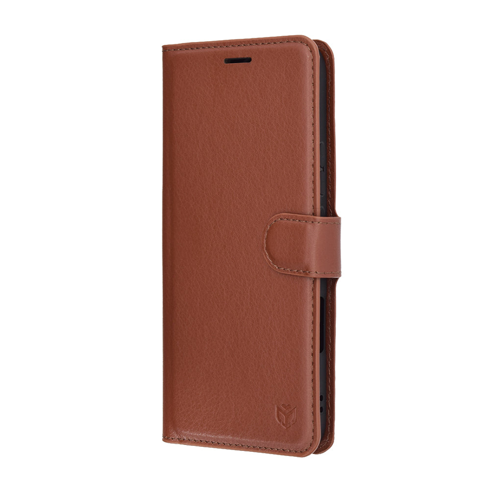 Futrola za Honor 400 Lite, Techsuit, Kožna Folio, Braon