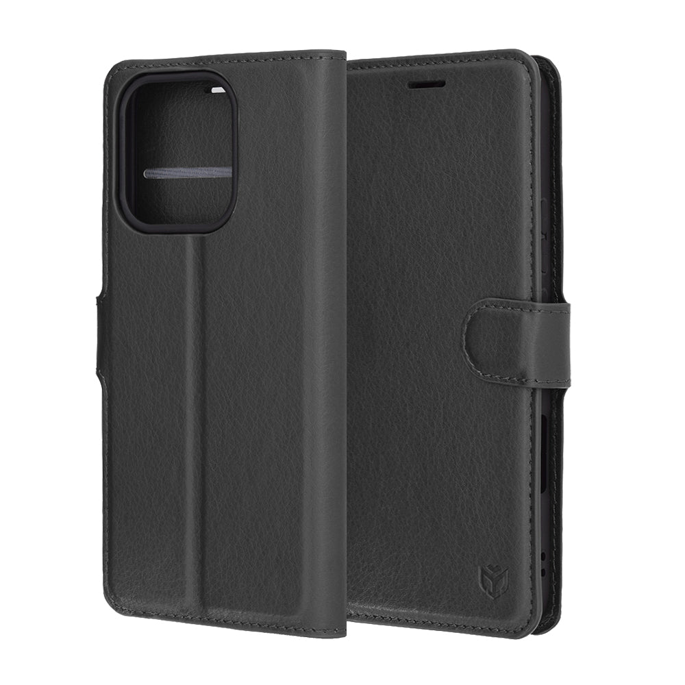 Futrola za Honor 400 Lite, Techsuit, Leather Folio, Crna