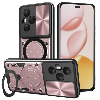 Futrola za Honor 400 Pro, Techsuit, CamGuard Pro, Roze Zlatna